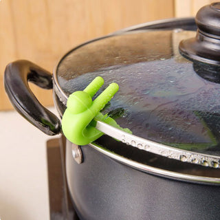Silicone Little People Pot Holder