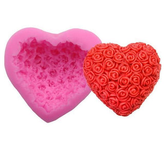 Wedding Heart Roses Molding