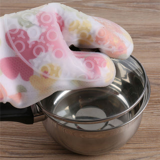 Butterfly Printed Cooking Gloves